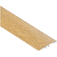CEZAR W-AL-LWP35-DS-090 Listón protector-riel de transición-perfil plano con laminado-madera de roble noble con tacos 35…